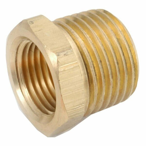 756110-1204 0.75 x 0.25 in. Brass Hex Bushing, 5PK, Anderson Metals, Mfr#: 134252